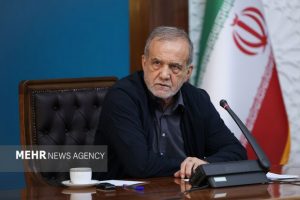 پیام تبریک پزشکیان در پی قهرمانی تیم ملی کشتی آزاد ایران در آمریکا